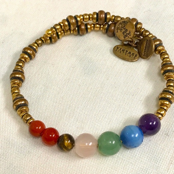 Alex and Ani Jewelry - Alex & Ani Natural Wonders Vintage 66 Wrap Bracelet